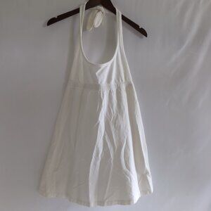 Victoria Secret White Halter Neck Dress Casual Summer Outdoor, Large